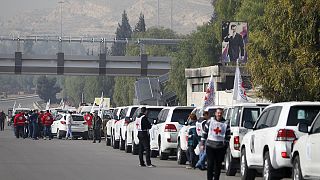 Vital aid arrives in the besieged Syrian town of Madaya