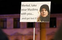 Manifestaciones en Leipzig contra y a favor de la llegada de refugiados a Alemania