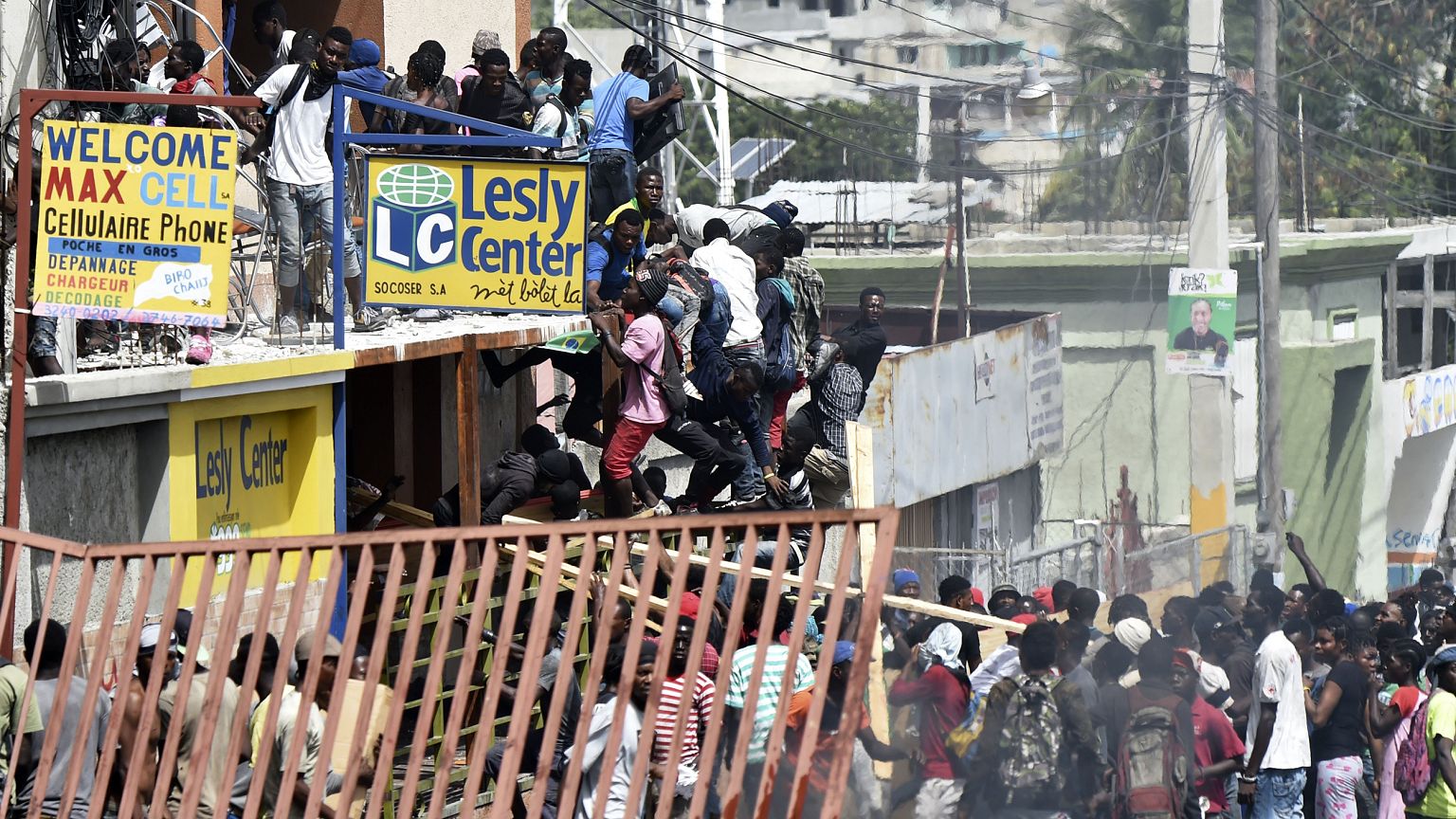 Image: Haiti protest