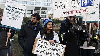 Junior doctors in England strike over government reforms