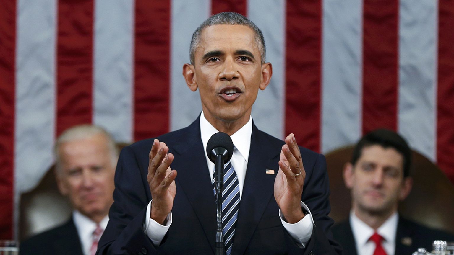 Obama ha rivolto al Congresso il suo ultimo discorso sullo stato dell'Unione