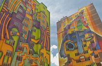El arte urbano, cada vez más cerca del cielo de Bolivia