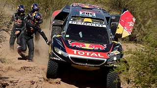 Peterhansel leads Dakar as former pacesetter Sainz pulls out