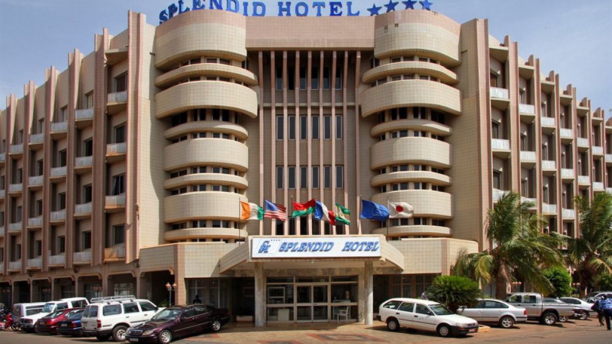 Security forces in Burkina Faso storm hotel to free hostages taken by suspected Islamic militants - reports of 20 dead