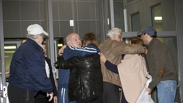 Megérkeztek Németországba az Iránban fogvatartott amerikaiak Megérkeztek Németországba az Iránban fogvatartott amerikaiak
