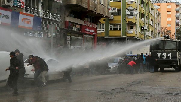 Scènes de guerre dans le sud-est de la Turquie Scènes de guerre dans le sud-est de la Turquie