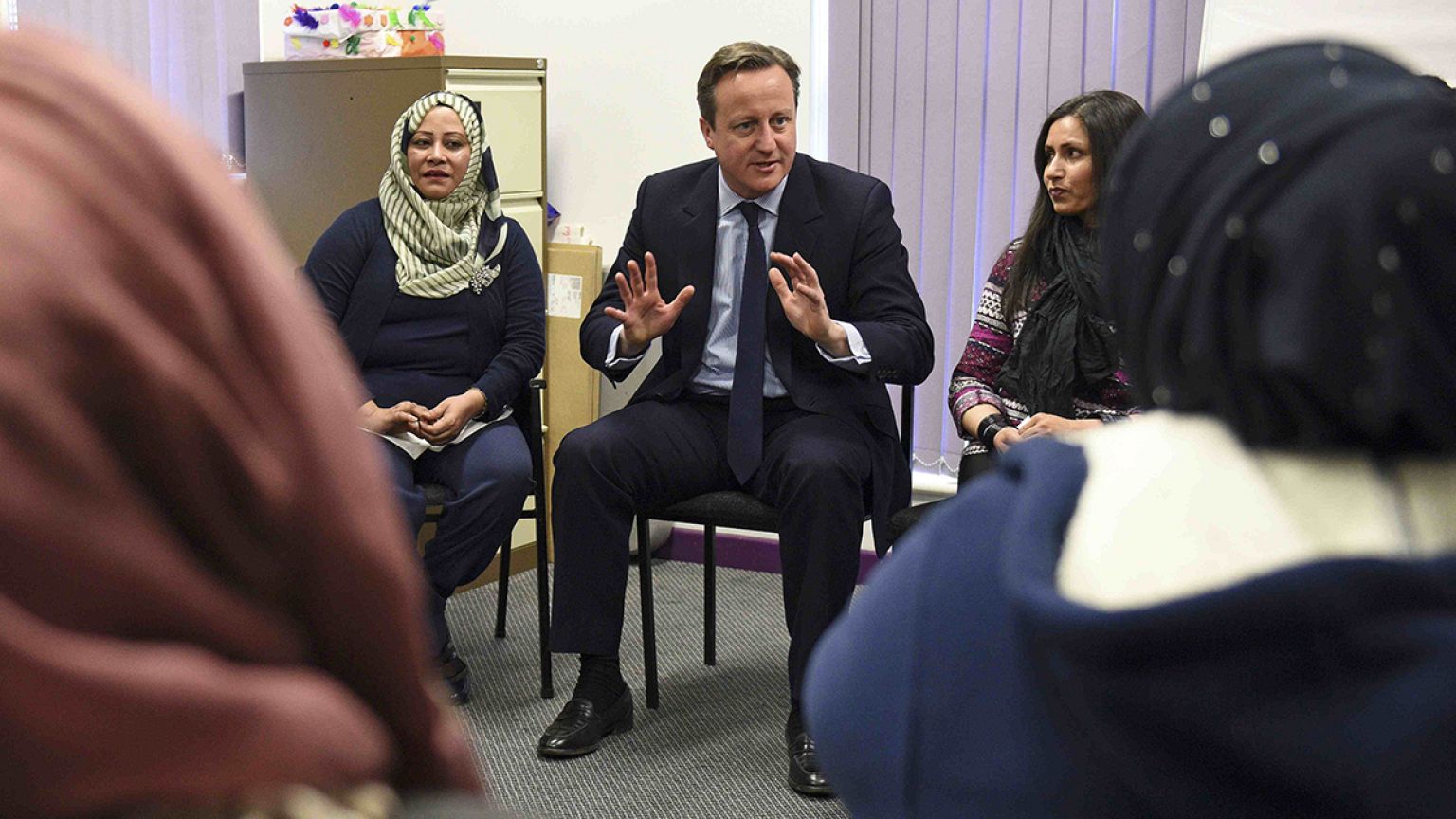 Cameron : apprendre l'anglais ou quitter le Royaume