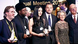 Davos 2016: Desigualdade social em debate com DiCaprio em ação