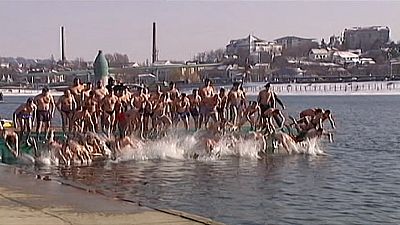 Serbia: Epiphany swimming