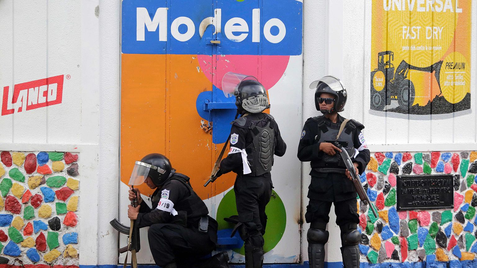 Image: NICARAGUA-UNREST-STRIKE