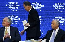 Ban Ki-moon alerta en Davos de las consecuencias del cambio climático