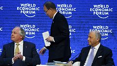 Davos: Klimapolitik eine "Frage von Krieg und Frieden"