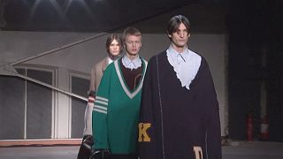 Supersize clothing hits Paris catwalk