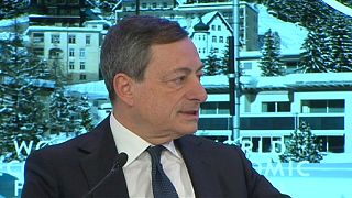 Draghi attempts to strike an optimistic tone for the state of Europe at Davos