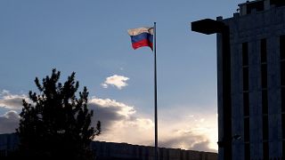 Image: The Russian embassy on Wisconsin Avenue in Washington