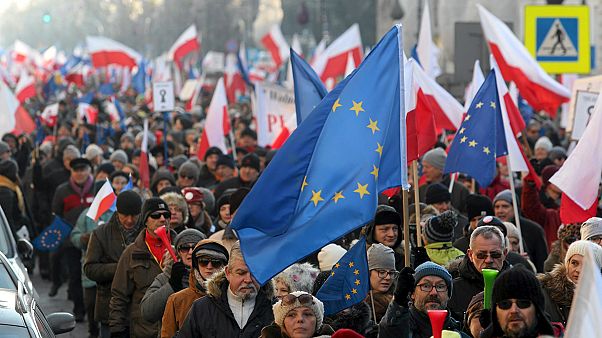 Polen: Proteste gegen Regierung halten an Polen: Proteste gegen Regierung halten an