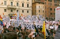 Ιταλία: Διαδηλώσεις υπέρ του συμφώνου συμβίωσης για τα ομόφυλα ζευγάρια