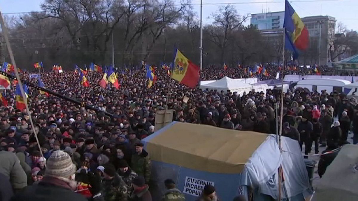 Μολδαβία: Διαδηλώσεις για πρόωρες εκλογές