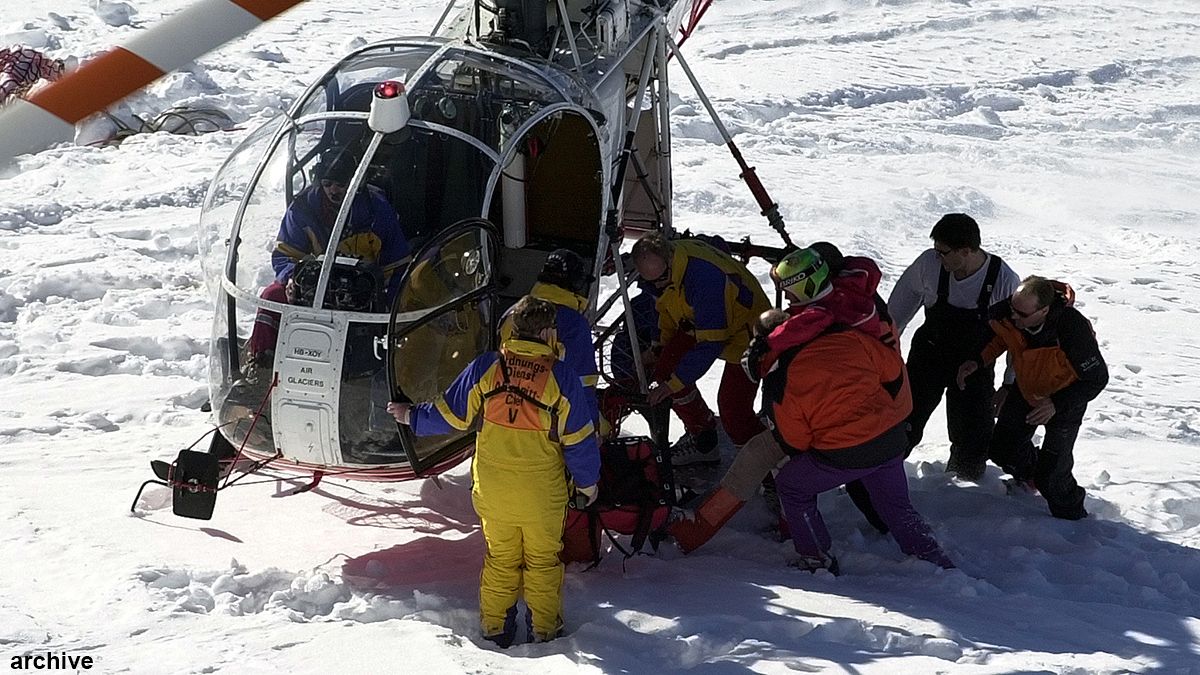 Schock nach Skiunfall: Bei 100km/h zusammengeprallt?