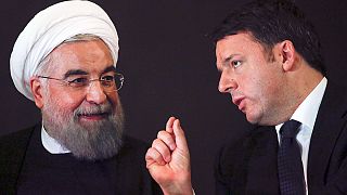 Irans Präsident Ruhani auf Einkaufstour in Italien