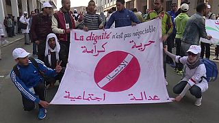 Morocco: Trainee-teachers protest in Rabat