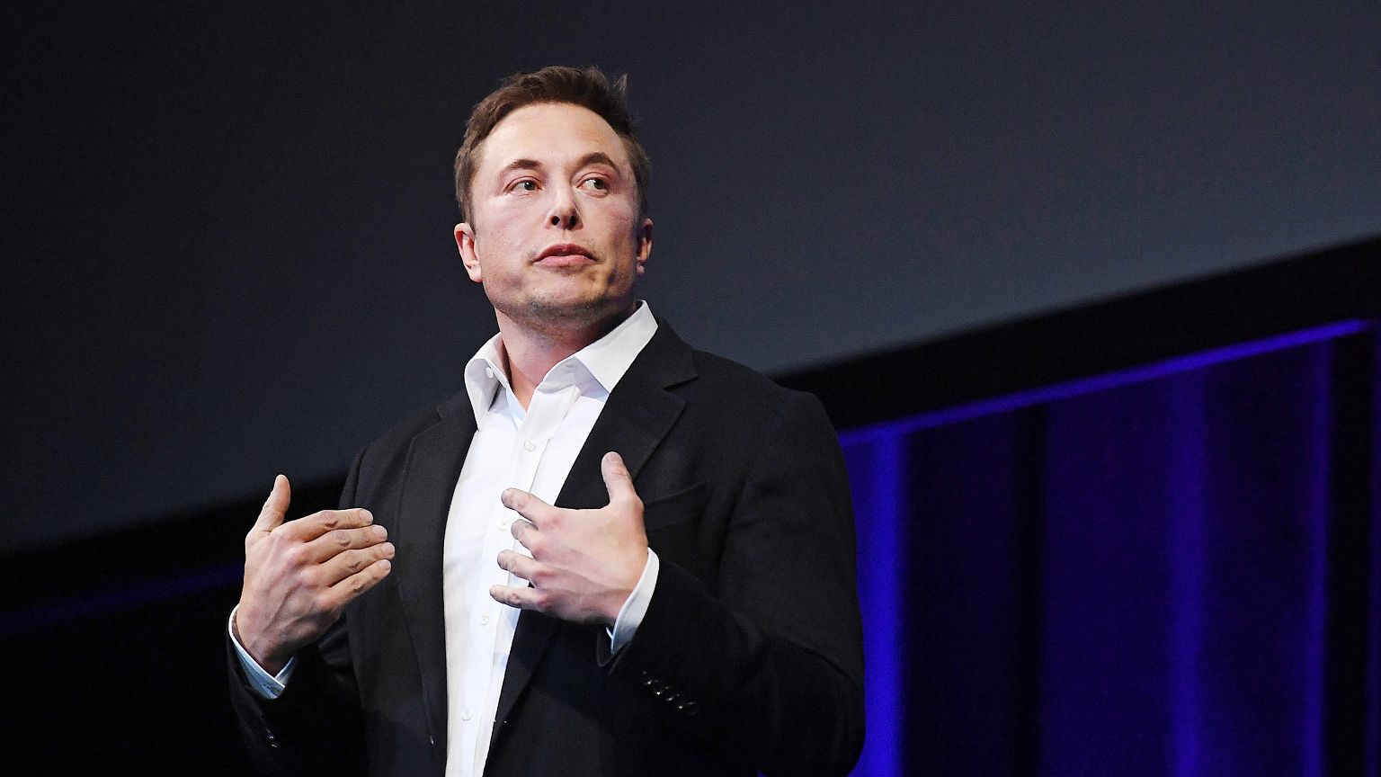 Image: SpaceX CEO Elon Musk speaks