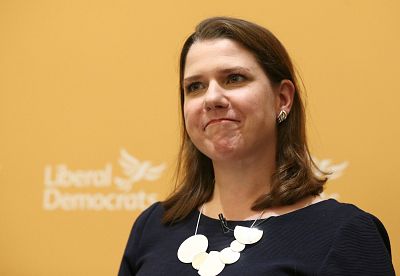 Jo Swinson is a lawmaker with Britain\'s opposition Liberal Democrats.