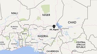 Image: A map showing the location of Jilli, Nigeria.