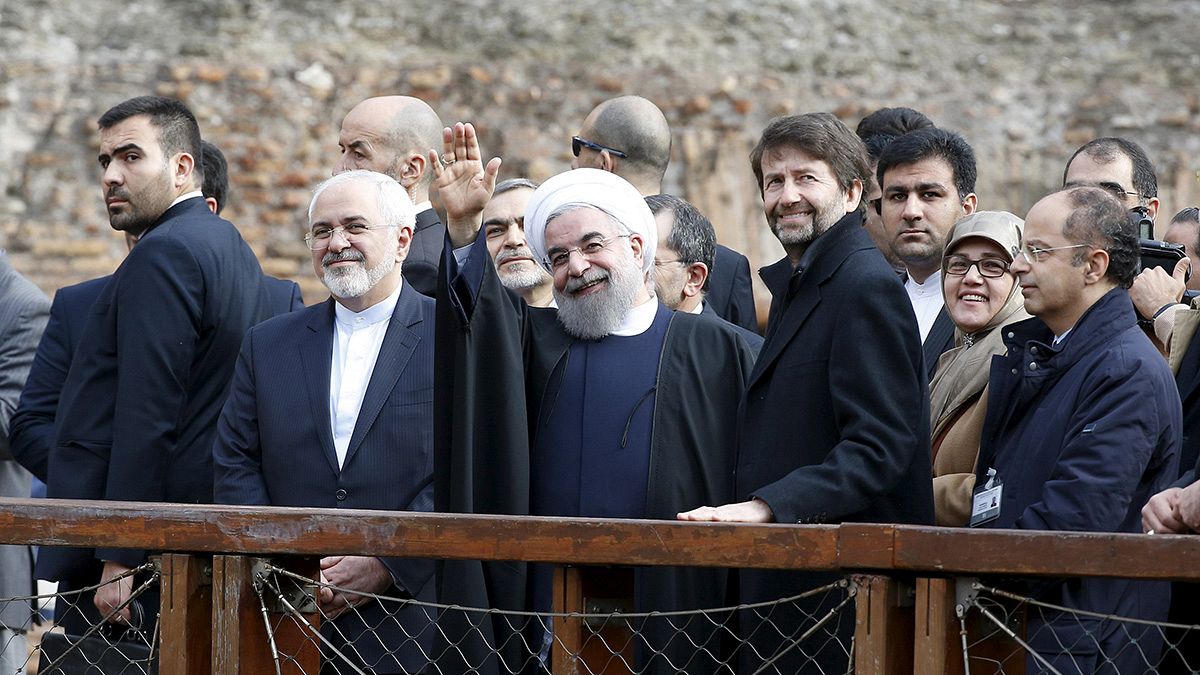 Iranischer Präsident Ruhani auf Europa-Besuch
