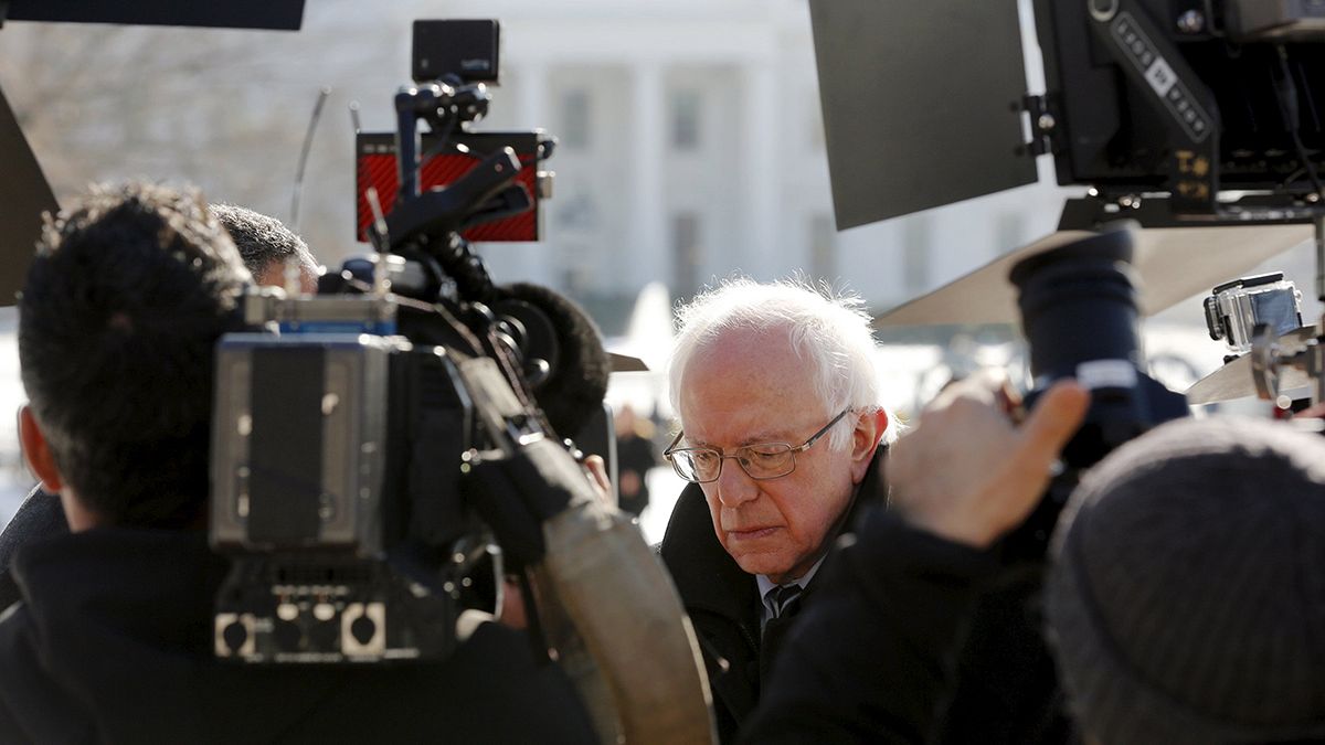 Democratic candidate Bernie Sanders has rare audience with US president