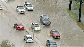 La ciudad australiana de Geelong lucha contra la peor inundación en 50 años