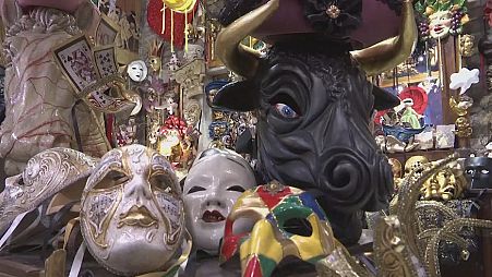 Carnival in Venice brings out masks and elaborate costumes to the squares of the canal city