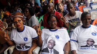 Des dizaines de partisans de Gbagbo se sont mobilisées pour l'ouverture du procès