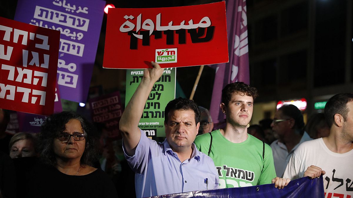 Image: Protests against controversial 'Nationality Bill' in Tel Aviv