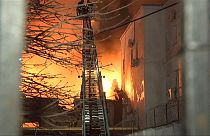 آتش سوزی مرگبار در حومه مسکو