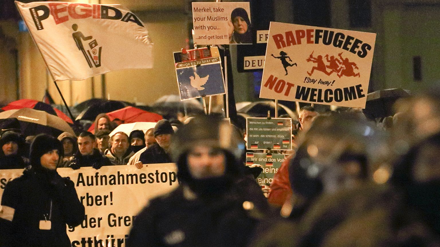 Pegida-Demo in Calais verboten