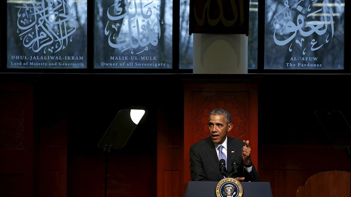 Обама посетил мечеть в Балтиморе и заступился за ислам