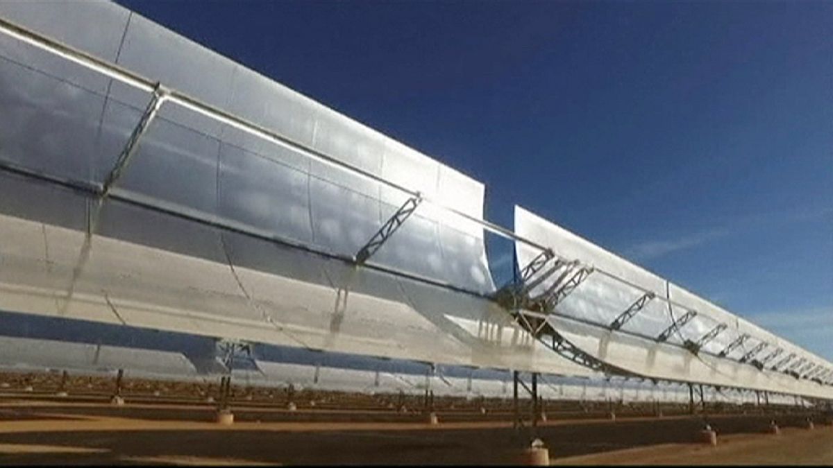 Morocco's gigantic solar power plant gets the big switch on