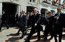 Presidente da Turquia acolhido no Equador com manifestação pró-curda