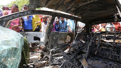 Three killed in Somalia car bomb two days after airplane blast in Mogadishu
