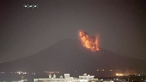 Spektakuläre Bilder von Vulkan Sakurajima Spektakuläre Bilder von Vulkan Sakurajima