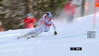 لیندسی وون فاتح مسابقات اسکی سرعت آلمان