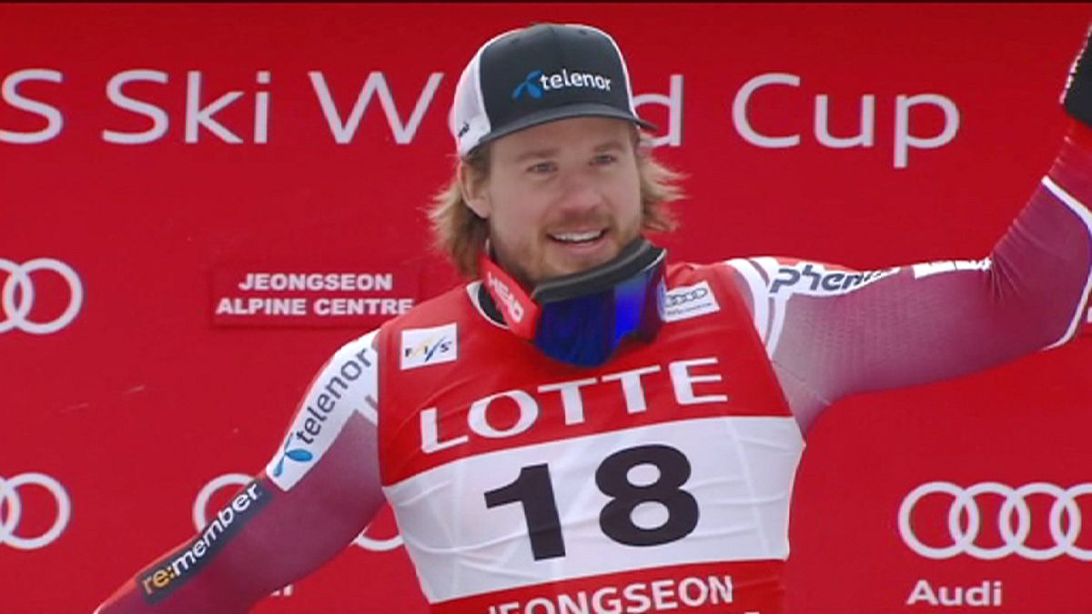 Jansrud claims first victory on South Korean Winter Olympic piste