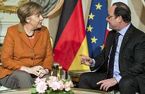 Merkel und Hollande bekräftigen gemeinsame Linie in der Flüchtlingskrise