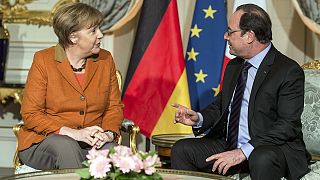 Refugiados e "Brexit" no menu de Hollande e Merkel