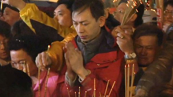 Luto en Taiwán la víspera del Año Nuevo Lunar Luto en Taiwán la víspera del Año Nuevo Lunar