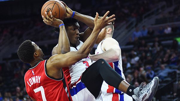 NBA: Pistons'a Raptors'tan ağır darbe NBA: Pistons'a Raptors'tan ağır darbe