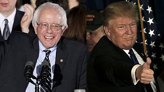 Bernie Sanders bu kez Clinton'a fark attı