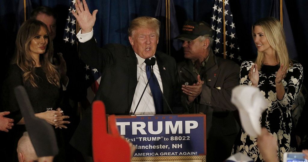 Trump, Sanders in sweeping victories in the New Hampshire primary ...