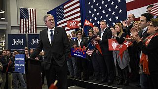 US: Jeb Bush vows to fight on after New Hampshire primary